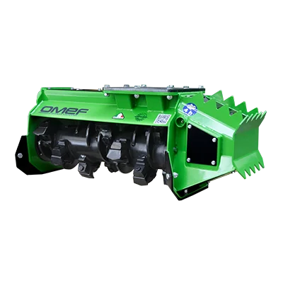 Broyeur forestier pour mini-excavateur OMEF, modèle TE4