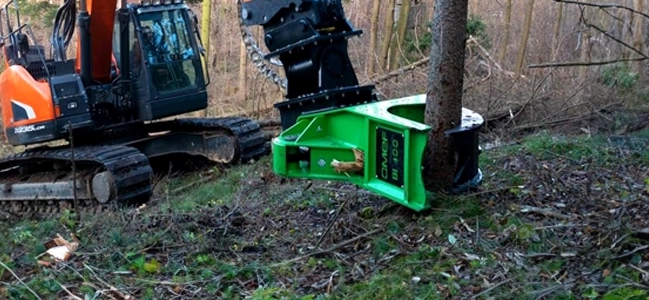attrezzature forestali OMEF per il taglio degli alberi