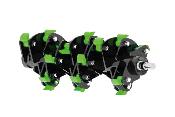 MSFS2 model rotor, accessory for OMEF TE9DF2 excavator mulcher, still life photo on a transparent background