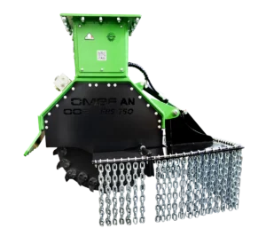 fresaceppi per escavatore OMEF modello FRS750, vista laterale