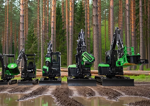 attrezzature forestali OMEF: noleggio escavatori